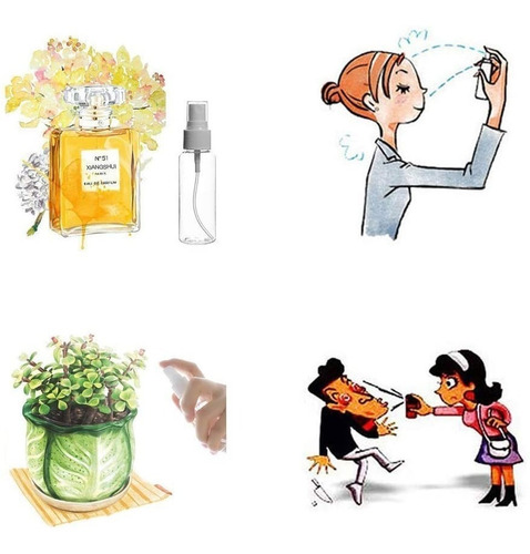 Imagen 4 de 10 de Pack 12 Atomizadores Botella Rociador Spray Aerosol 50ml