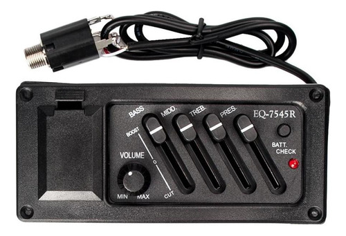 Wpd Eq-7545r 4 Band Eq Piezo Pickup Para Guitarra Acústica