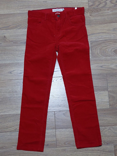 Pantalón De Pana Rojo Talle 8/9