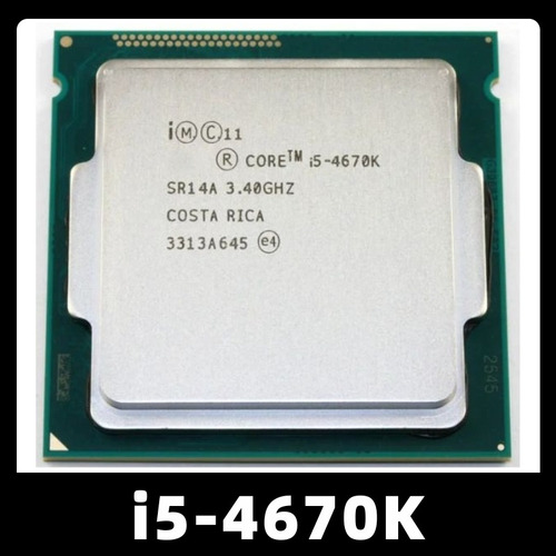 Procesador De Cpu Core I5 4670k De 3,4 Ghz Lga1150 De Cuatro