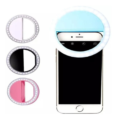 Selfie Anillo Aro Luz Led Celular 3 Modos Iluminación Usb