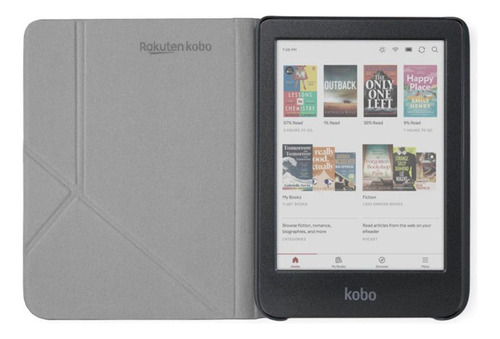 Lector E Reader Kobo Clara Colour Negro Con Funda Roja