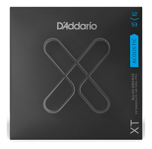 Cuerda de guitarra 012 Daddario Xt Xtabr1253 Bronze Steel