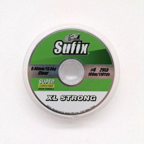 Nylon Tanza Sufix Xl Strong 0,28mm 100 Mts 6,6kg