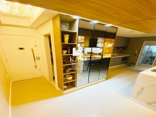 Imagem 6 de 21 de Apartamento Todo Mobiliado 116m² 2 Suites Ar Condicionado Varanda Gourmet 2 Vagas