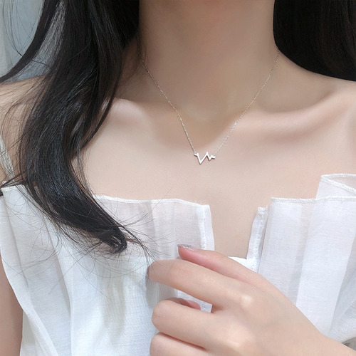 Collar Con Cadena De Clavícula Para Mujer, Diseño De Nicho L