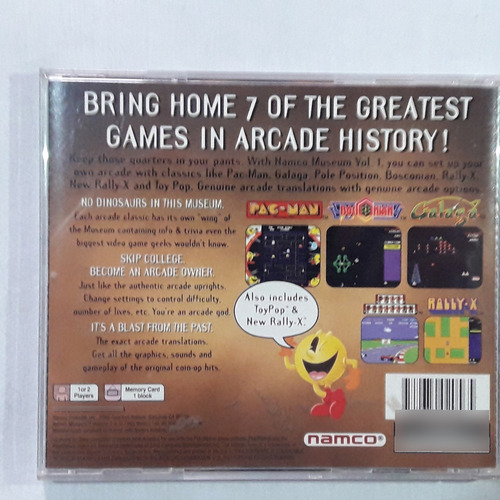 Namco Museum Volume 1 Ps1 Original Black Label (Usado)