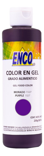Colorante En Gel Morado 250g Enco