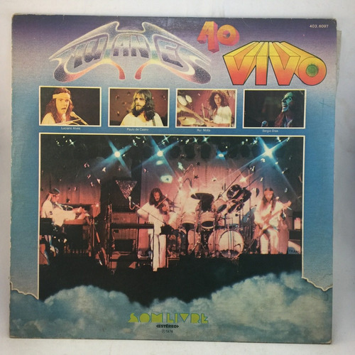 Mutantes Ao Vivo - Rock Brasil - 1976 - Vinilo Lp