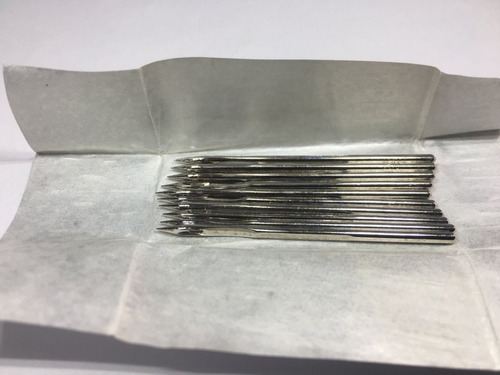 Imagen 3 de 5 de Agujas Para Maquinas De Coser Cerradora De Costales 10 Pzs