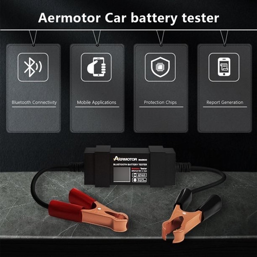 Probador De Batería De Coche Con Bluetooth 4,0