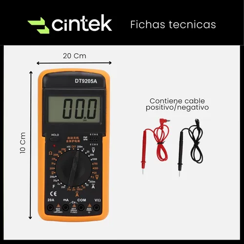 Capacimetro Refrigeracion Tester Digital Multimetro