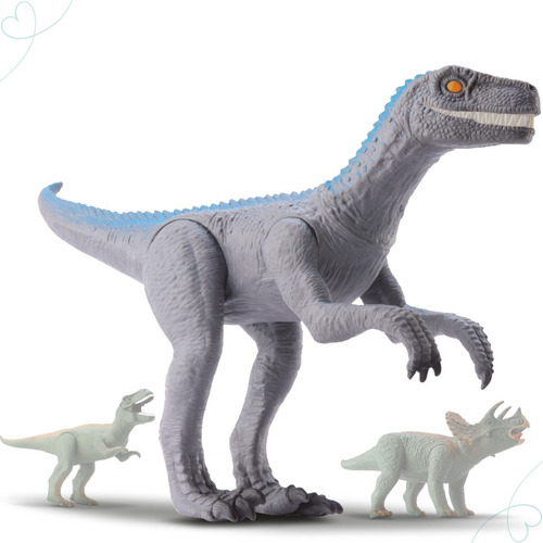 Boneco Dinossauro Articulado Borracha Macio Presente Criança