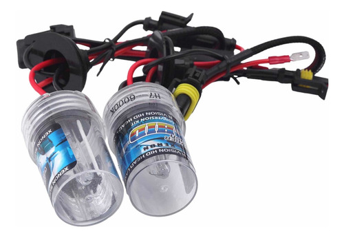 Set 2x Bulbos Hid Xenon Focos H7 Amp Luz 8000k Xenon Azul 8k
