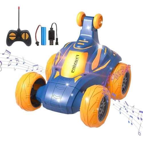 2023 Coche De Control Remoto De Flip 360 °con Luz Y Música