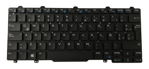 Teclado Para Dell Latitude E7270 E5270 Español Negro