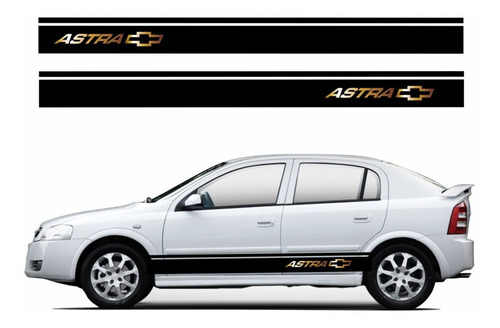 Par Faixas Adesivos Compatível Chevrolet Astra At006