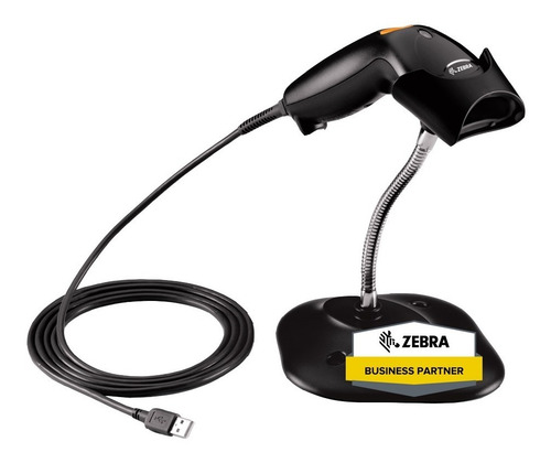Imagen 3 de 4 de Lector De Codigo De Barras Laser Con Pie Symbol Ls1203