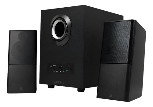 Bocinas Acteck Ac-922067 Bluetooth Usb Micro Sd S6011 Rms