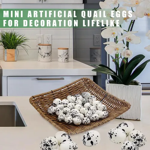 Tuxiaobu Huevo De Codorniz De Frutas Artificiales Para Decor