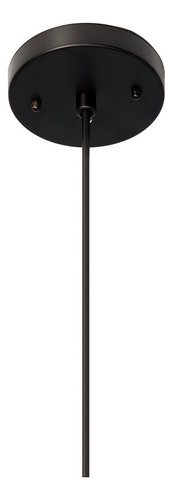 Lámpara Colgante Lumimexico H9035-1 Industrial Acero Negro Mate E27 60w 1 Luz