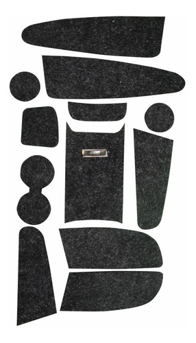 Imagem 1 de 4 de Jogo De Tapetes Peugeot 208 2013/2014 Porta Objetos Copo