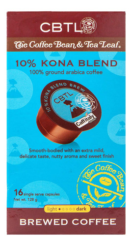 Cápsulas De Café Kona Blend Brew Para Caffitaly 16 Unidades