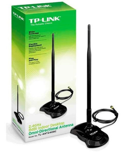 Antena Tp-link Wifi 8dbi Omni-di Sma Tl-ant2408c