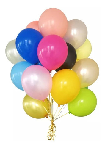50 Bexigas Balão N9 Decoração Festa Mais Brilho Escolha/cor Cor Vermelho
