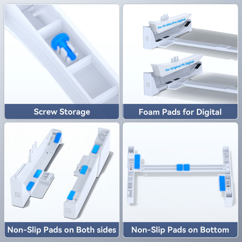 Soporte Horizontal Para Ps5, Ps5 Slim Y Ps5 Pro