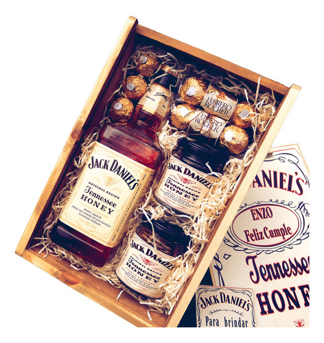 Jack Daniels Honey Regalo Empresarial Whisky  Tennessee Caba