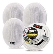 Comprar Parlante Skp Skp Install Kit X4 Con Bluetooth Blanco 220v