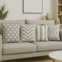 Comprar Pack De 4 Fundas De Almohadones Nórdicos Modernos 40x40