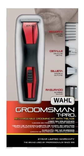 Aparador De Pelos Wahl Clipper Groomsman T-pro - 4 Em 1