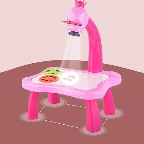 Niños Proyector Pintura Aprendizaje Dibujo Mesa De Música