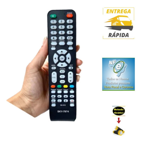Controle Remoto Cce Rc 512, 516, 517, 517 Etc.. D40 D42