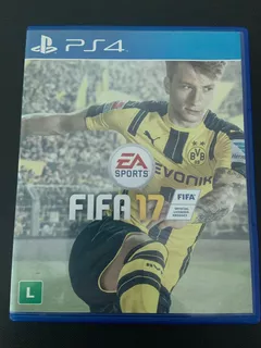 Jogo Futebol Fifa 17 Todo Em Português Dvd Ps4 Mídia Física