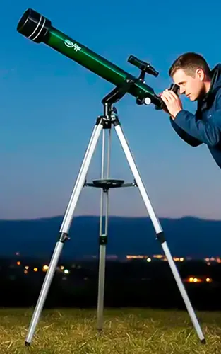 Telescópio Refrator Astronômico Skylife Gemini Azimutal
