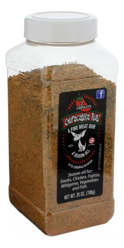 Sazonador 2 Gringos Chupacabra Rub, 25oz