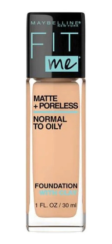 Maybelline Base Maquillaje Liquida Fit Me Matte + Poreless