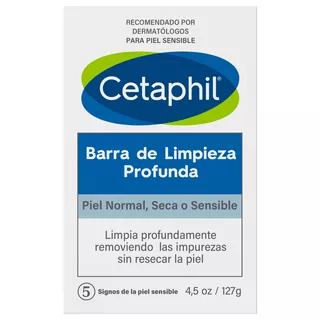 Jabón En Barra Cetaphil Limpieza Profunda 127g