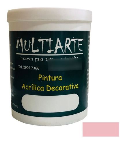 Pintura Acrílica Al Agua Princesa 1 Litro Multiarte