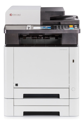 Impresora a color multifunción Kyocera Ecosys M5526cdw con wifi blanca y gris 220V - 240V