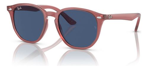 Óculos De Sol Infantil Ray Ban Rj9070s 715680-46 Cor Rosa opalino Cor da armação Rosa Cor da haste Rosa Cor da lente Azul-escuro