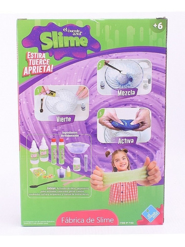 Fabrica De Slime Crea Tu Propio Slime Glitter Art 7182