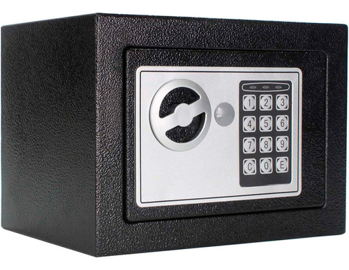 Caja Fuerte Digital Electrónica De Seguridad 23x17x17cm Color Negro