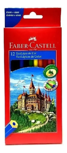 3 Caixas Lápis De Cor Faber-castell Kit 12 Cores Atacado