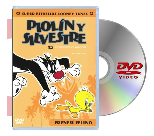 Dvd Looney Tunes Piolin Y Silvestre Super Estrella