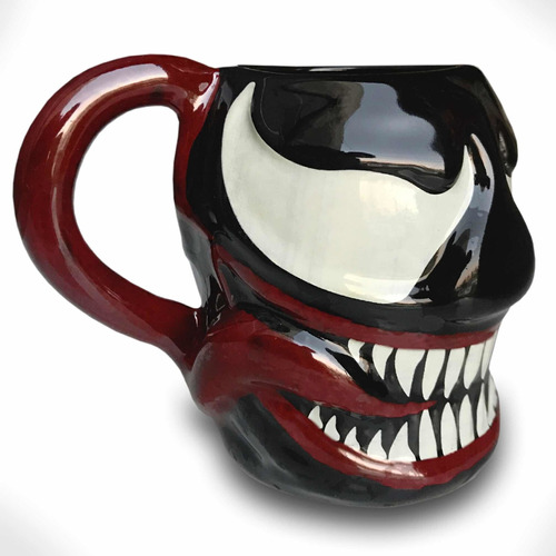 Taza Alíen 3d Venom Súper Héroe Ideal Regalo Fan Marvel