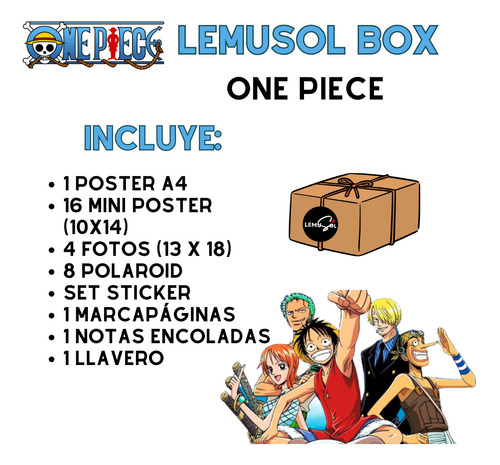 Caja Anime One Piece